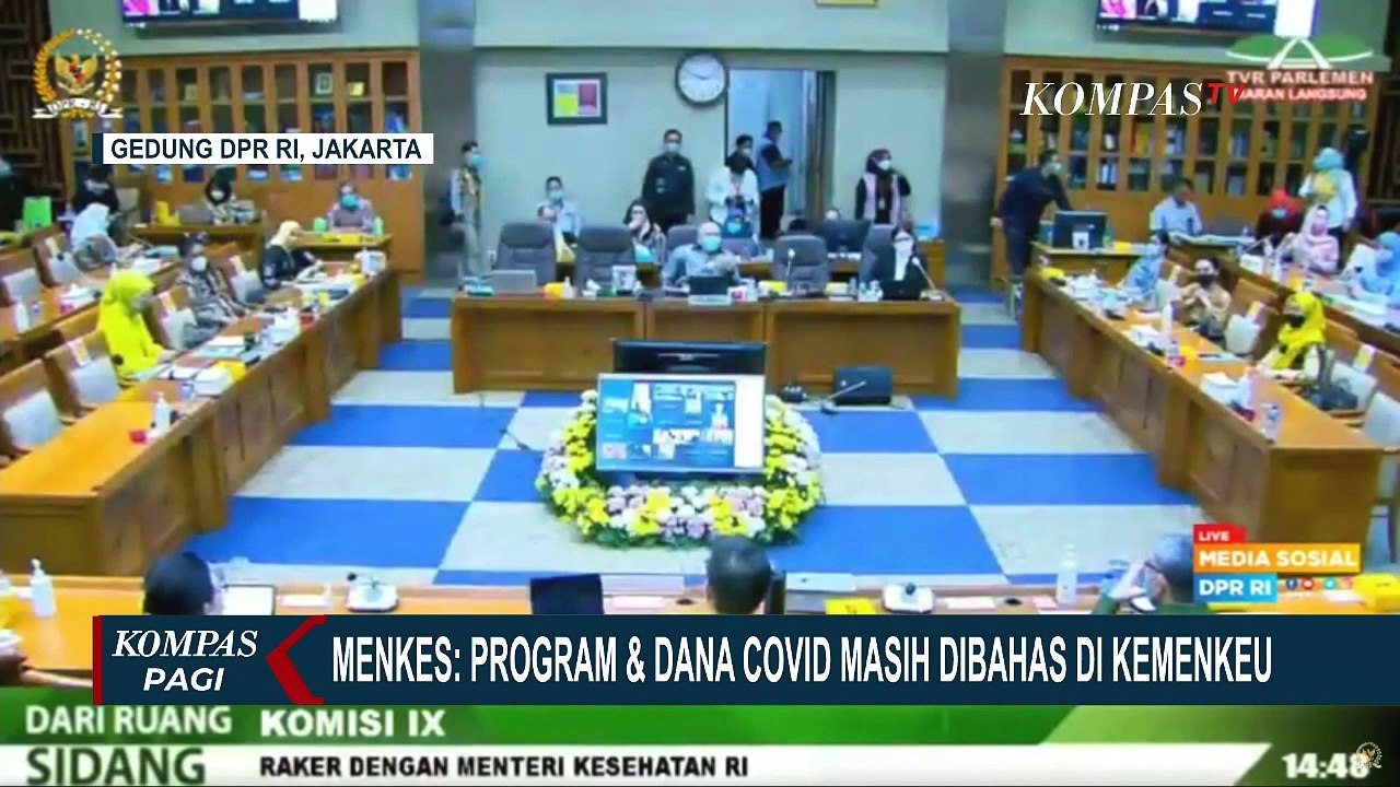 Rapat Kerja dengan Menkes, DPR Pertanyakan Keseriusan Pemerintah dalam Tangani Covid-19