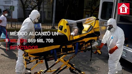 México tuvo un aumento de 5 mil 448 contagios en el último día