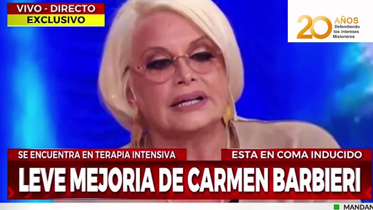 Leve mejoría de Carmen Barbieri