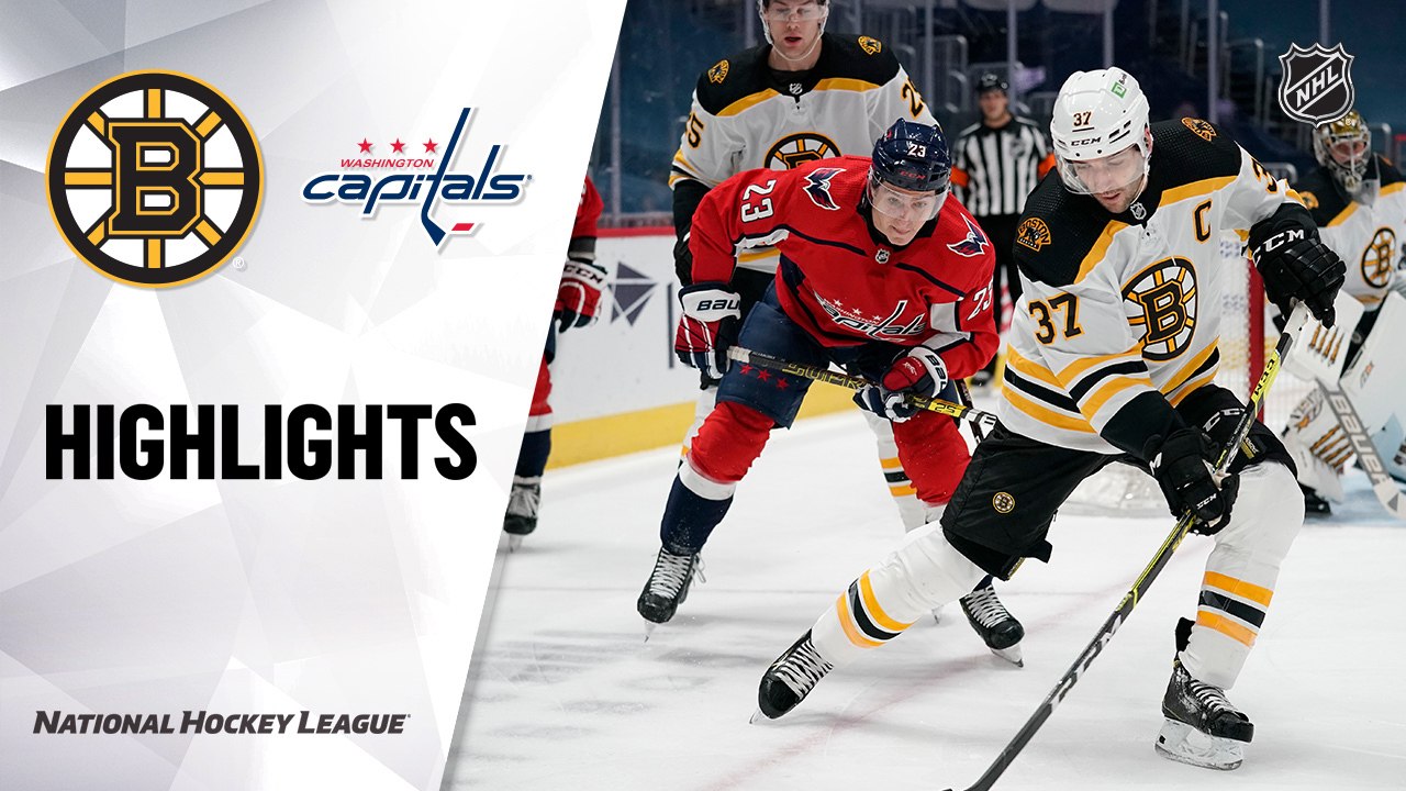 Bruins Capitals 2 1 21 NHL Highlights Video Dailymotion