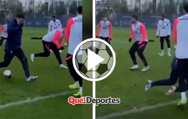 Bestial túnel de Di María a Pochettino ¡Se jugó el puesto!