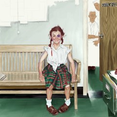 Norman Rockwell Girl with a black eye study