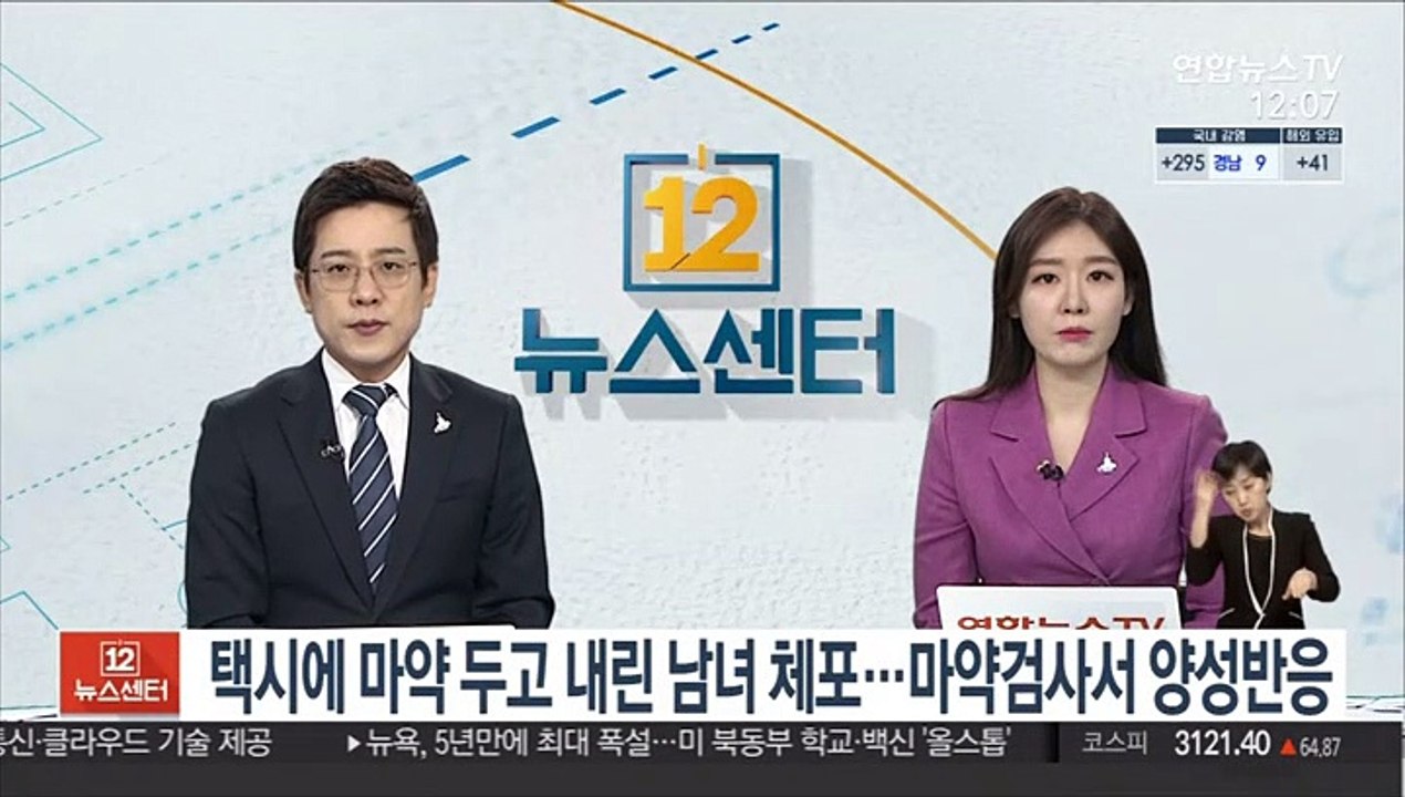 택시에 마약 두고 내린 남녀 체포…마약검사서 양성반응
