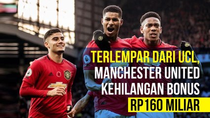 Manchester United Kehilangan Bonus Rp160 Miliar, Kenapa?