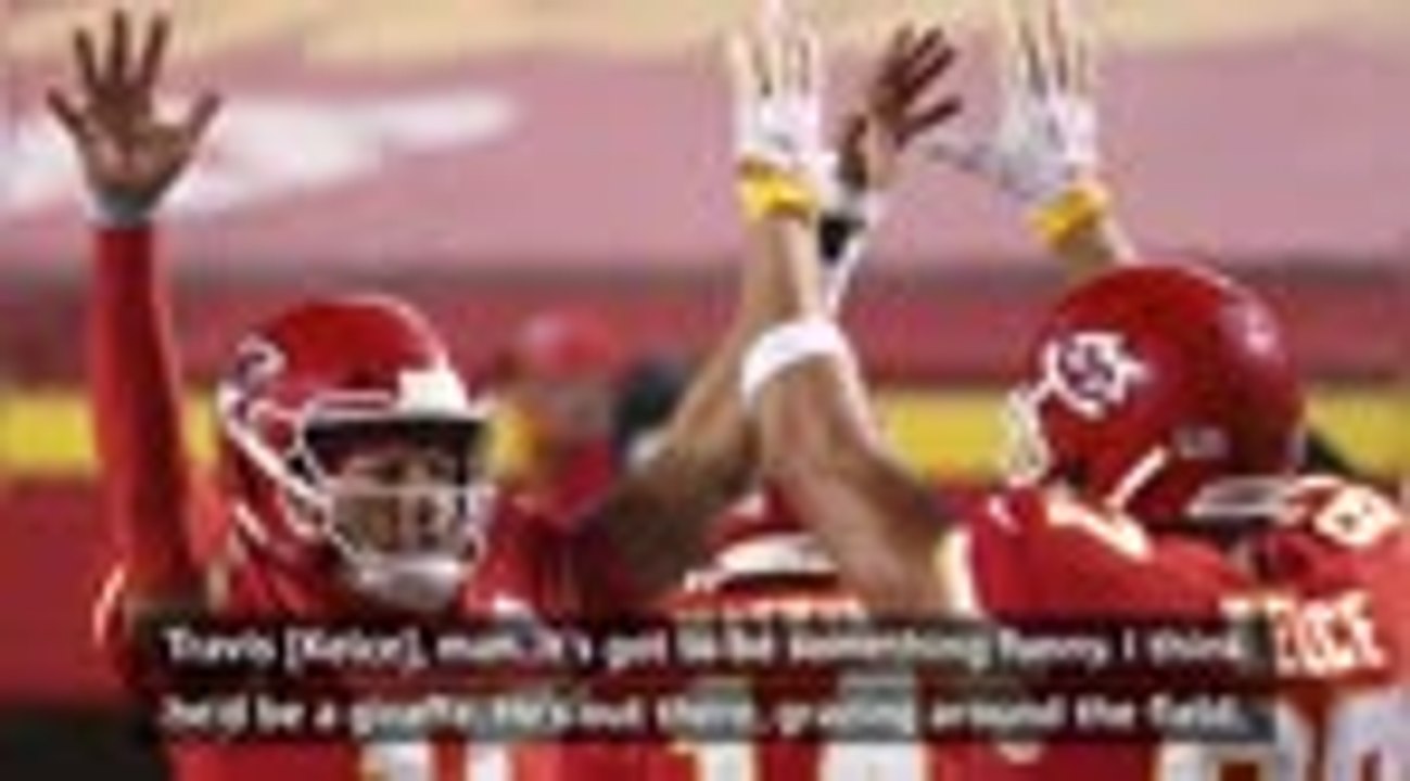 I'd be a wolf, Kelce's a giraffe! - Chiefs QB Mahomes