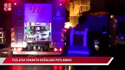 Tuzla'da doğalgaz patlaması