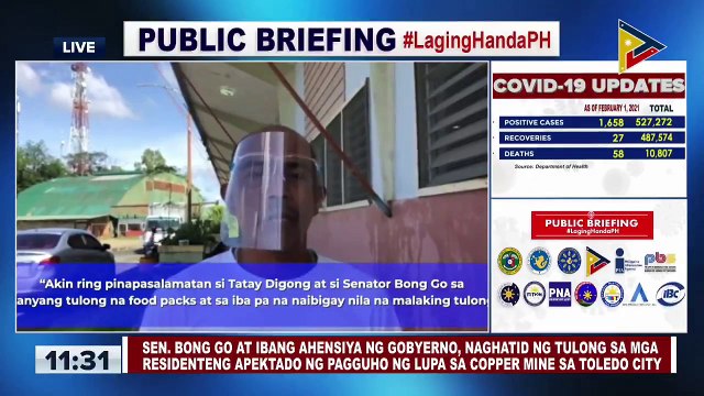 #LagingHanda | Mga residenteng apektado ng pagguho ng lupa sa copper mine sa Toledo City, hinatiran ng tulong
