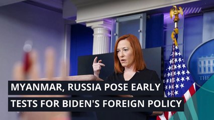 Myanmar, Russia pose early tests for Biden's foreign policy, and other top stories in politics from February 02, 2021.