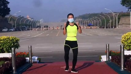 Myanmar'da darbe olurken, o fark etmeden sporuna devam etti