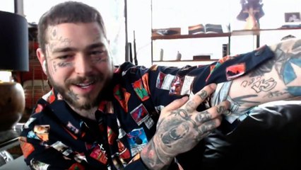 Post Malone Had to Get a Chiefs Tattoo Because He Lost a Bet