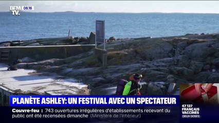 Isolée sur une île en Suède, une infirmière va pouvoir profiter seule d'un festival de cinéma
