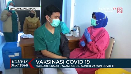 360 Nakes RSUD R Syamsuddin Suntik Vaksin Covid 19