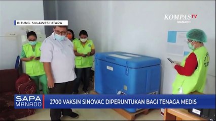 2700 Vaksin Sinovac Diperuntukan Bagi Tenaga Medis