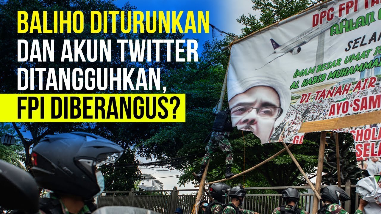 Baliho Diturunkan dan Akun Twitter Ditangguhkan...