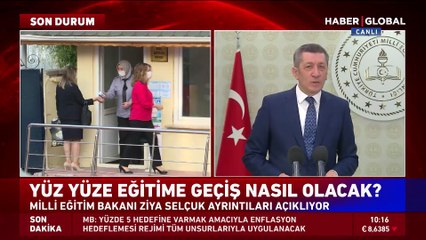 Yüz yüze eğitim nasıl olacak? Bakan Selçuk açıkladı