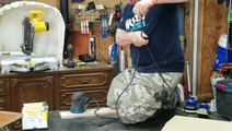 Guy Accidentally Plugs in Wrong Machine While Disc Sanding