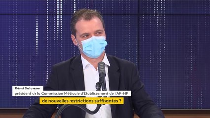 Covid-19 : "Les mesures que l'on a prises aujourd'hui ne seront probablement pas suffisantes" face notamment au variant anglais, selon Rémi Salomon, le président de la commission médicale d’établissement de l’AP-HP