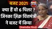 Budget 2021 : Finance Minister Nirmala Sitharaman ने बजट में 6 Pillar का किया जिक्र | वनइंडिया हिंदी