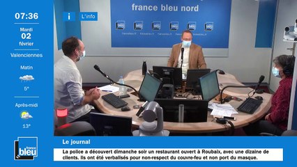 La matinale de France Bleu Nord du 02/02/2021
