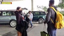 Kapoor Sisters Janhvi & Khushi snapped at the Airport | SpotboyE