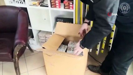 Başkent’te kaçak alkol ve tütün operasyonu