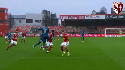 Brest - Metz, Farid Boulaya Grenat du match