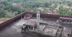 Bahubali monolith, Karkala in aerials _ Gommateshwara statue in 4K _ Jain pilgrimage centre