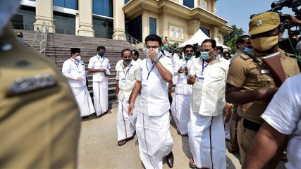 DMK walks out of Tamil Nadu Assembly, boycotts governor's speech