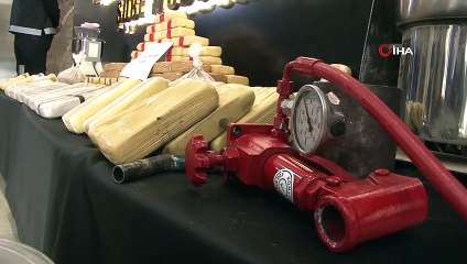 Antalya'da 115 kilogram eroin ele geçirildi