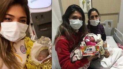 Depremde İnci’yi kurtardı, otobüste doğum yaptırdı