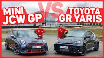 VÍDEO: TOYOTA GR YARIS vs MINI JCW GP, los enfrentamos ¡en circuito!