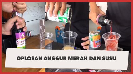Heboh! Minuman Oplosan, Anggur Merah Campur Susu dan Soda