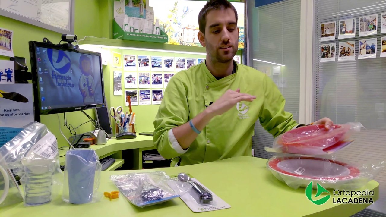 Ayudas para comer y beber en pacientes con problemas de movilidad