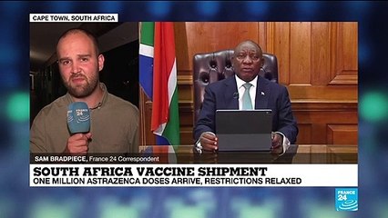 South Africa passes second wave peak as first vaccines land