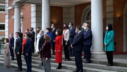 Nueva foto de familia del Gobierno de coalición