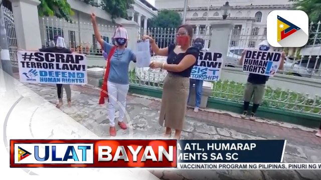 #UlatBayan | Petitioners sa Anti-Terrorism Law, humarap sa oral arguments sa SC kung saan iginiit nila na unconstitutional ang naturang batas