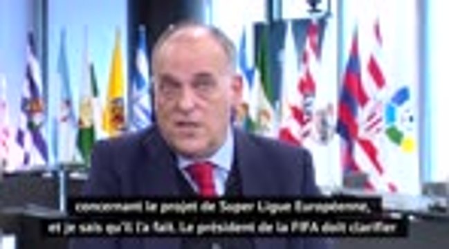 International - Tebas accuse Infantino de soutenir la Superligue Européenne