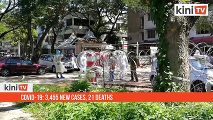 Covid-19_ 3,455 new cases, 21 deaths