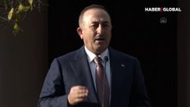 Bakan Çavuşoğlu ile KKTC Cumhurbaşkanı Tatar'dan ortak açıklama