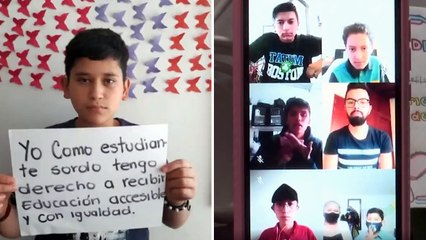 Niños sordos en Bogotá no han recibido clase por falta de intérpretes