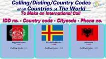 All country mobile code. How to find Country Codes, Phone Codes, Dialing Codes and Telephone Codes.