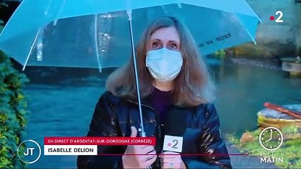 Crues : inquiétude à Argentat-sur-Dordogne