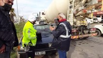 Engelli Aracından Kaçan Otomobil, Beton Mikseri İle Çarpıştı: 1 Yaralı