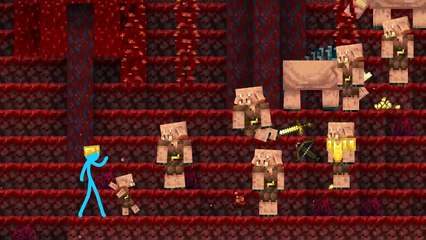 The Piglin War - Animation vs. Minecraft Shorts Ep 20