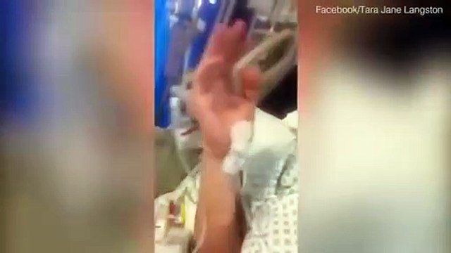 Message from coronavirus patient sent to colleagues : gasping for breath and coughing