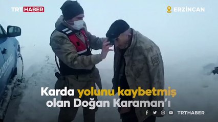 Donma tehlikesi geçiren adamın yardımına Mehmetçik yetişti