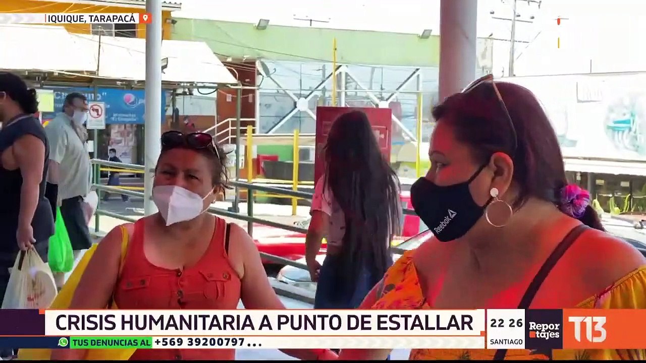 Crisis de inmigrantes ILEGALES en el norte de Chile