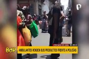 Cercado de Lima: ambulantes hacen lo que quieren pese a inmovilización social