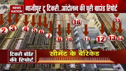 Security heavy from Delhi Ghazipur to Singhu border