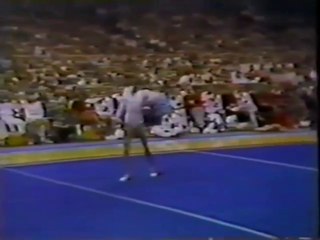 Emilia Eberle - Floor - 1977 Romania-USA Competition